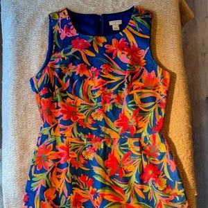 Floral dress, J. Crew size 2